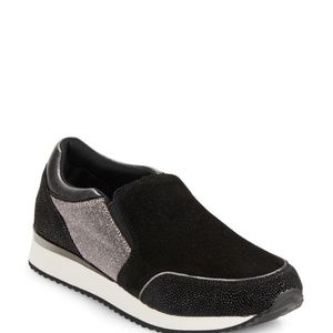 Karl Lagerfeld Sneakers Giselle Black Silver Suede